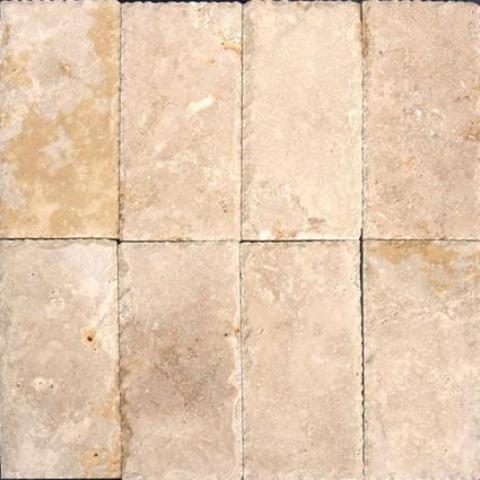 Tuscany Beige 6X12 Honed / Unfilled / Chiseled Paver - Patio Pavers USA